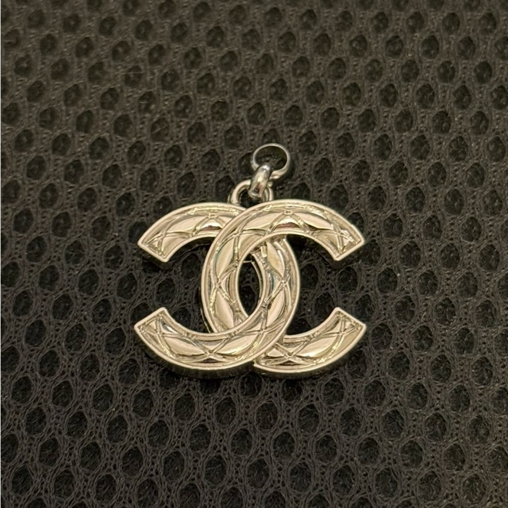Silver Chanel Pendant